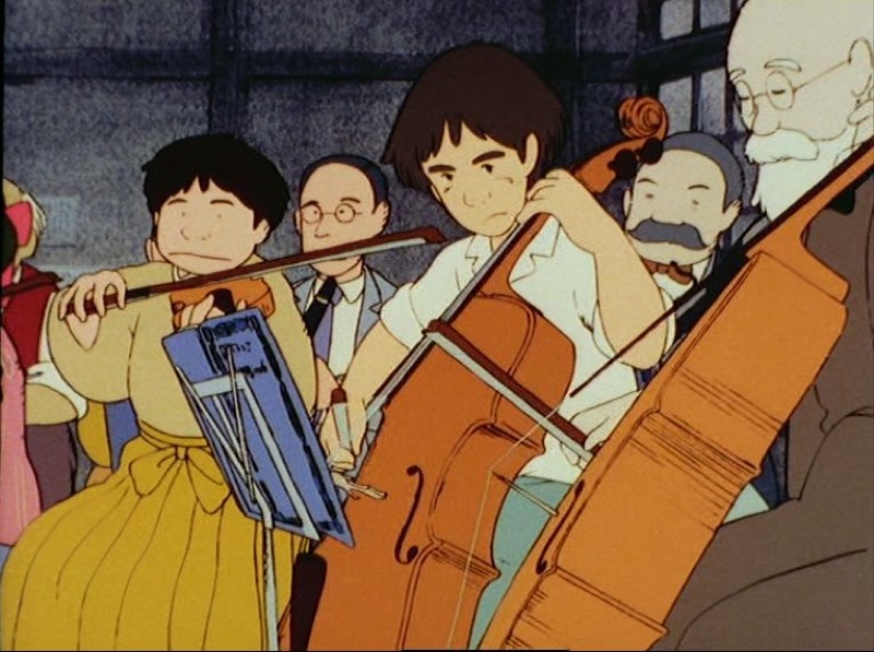 Photogramme de Goshu le violoncelliste d'Isao Takahata, 1981