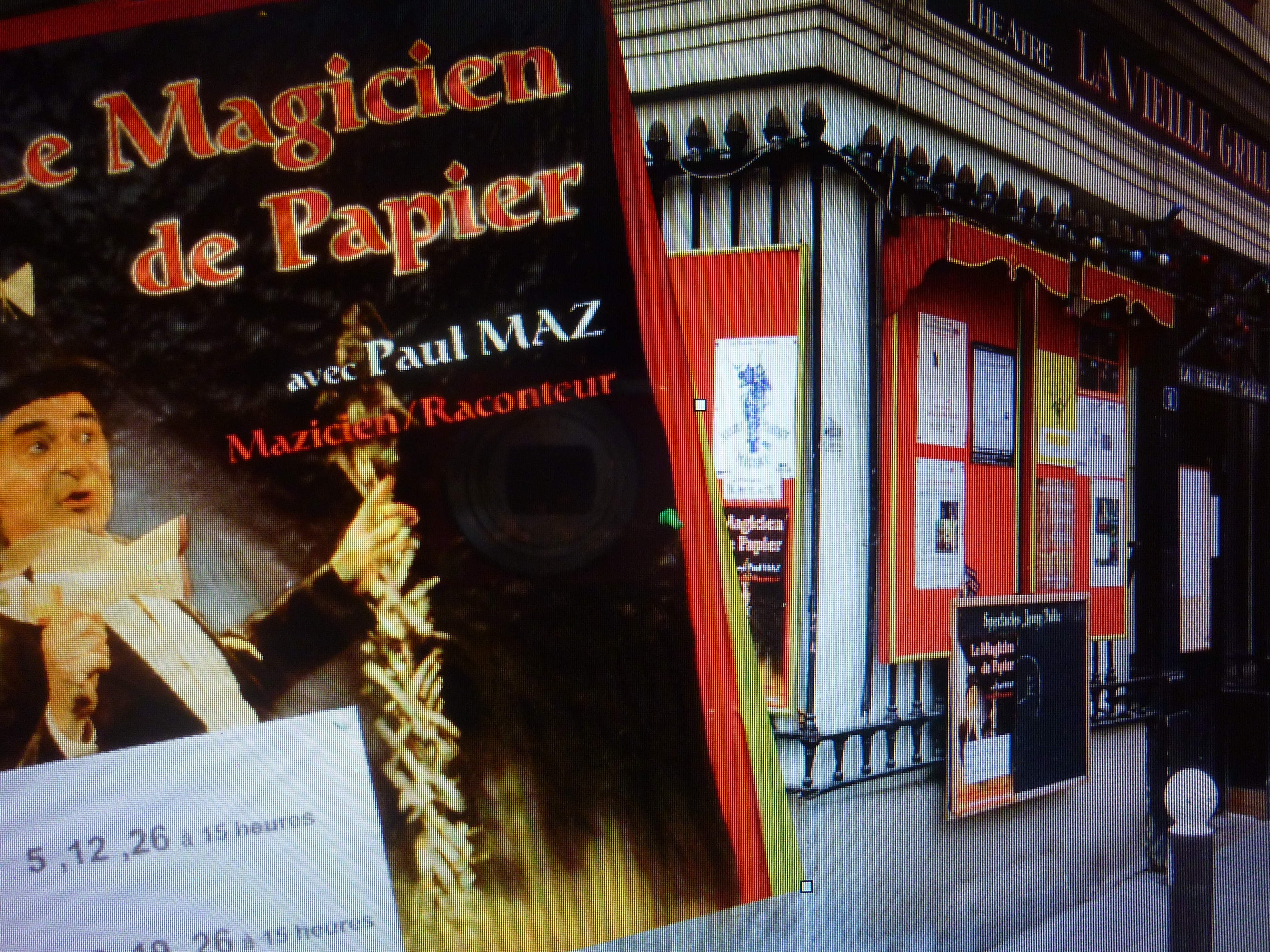 "Le magicien de papier" est à l'affiche du théâtre de la vieille grille