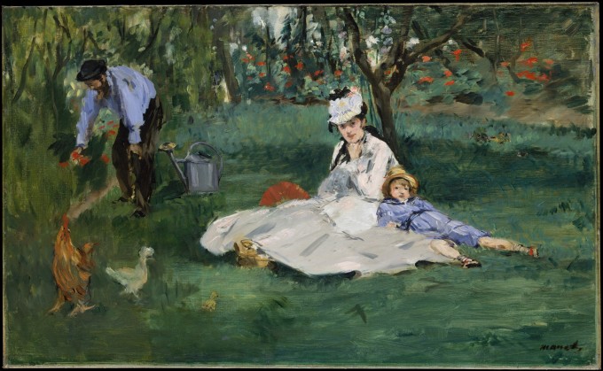 Édouard_Manet_--The_Monet_Family_in_Their_Garden_at_Argenteuil